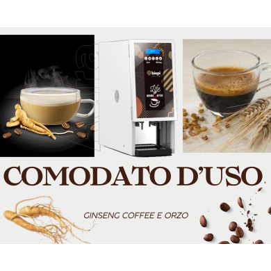 MACCHINA GINSENG COFFEE ORZO BIEPI AURA IN COMODATO...